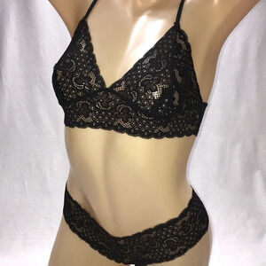 Honeydew Lace Crop Camisole Set
